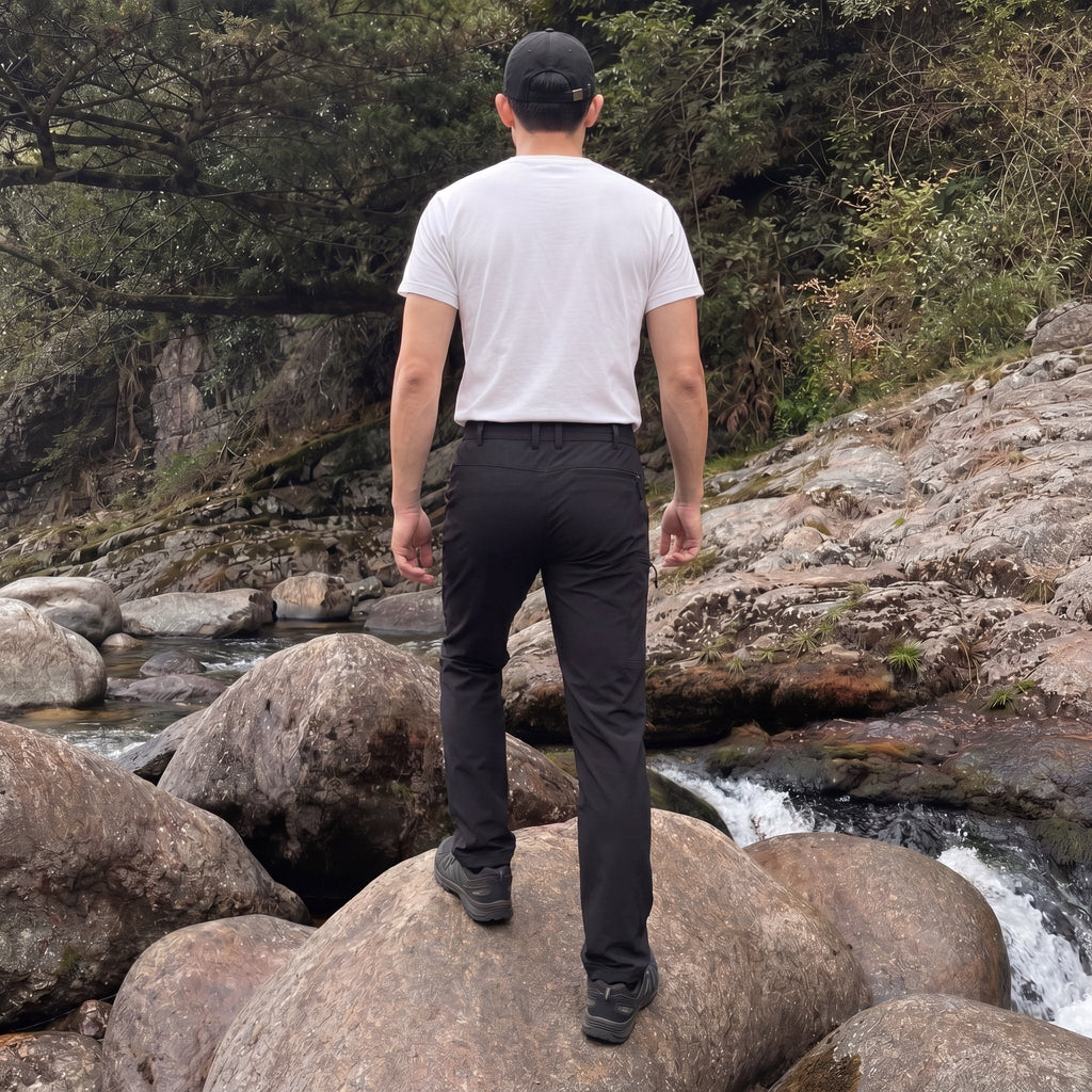Sonny | Mens Cargo Trousers with Zipped Pockets for Hiking