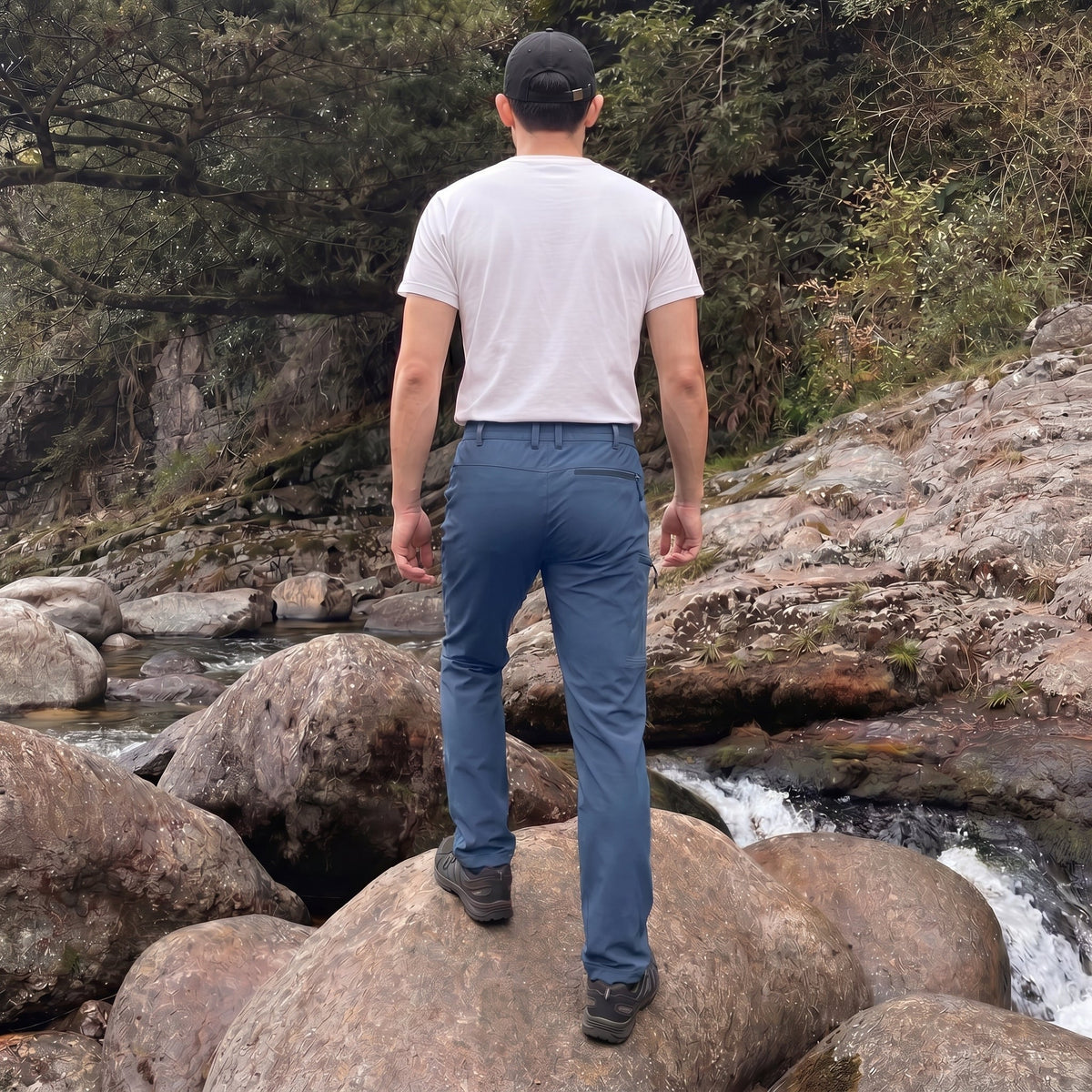 Sonny | Mens Cargo Trousers with Zipped Pockets for Hiking