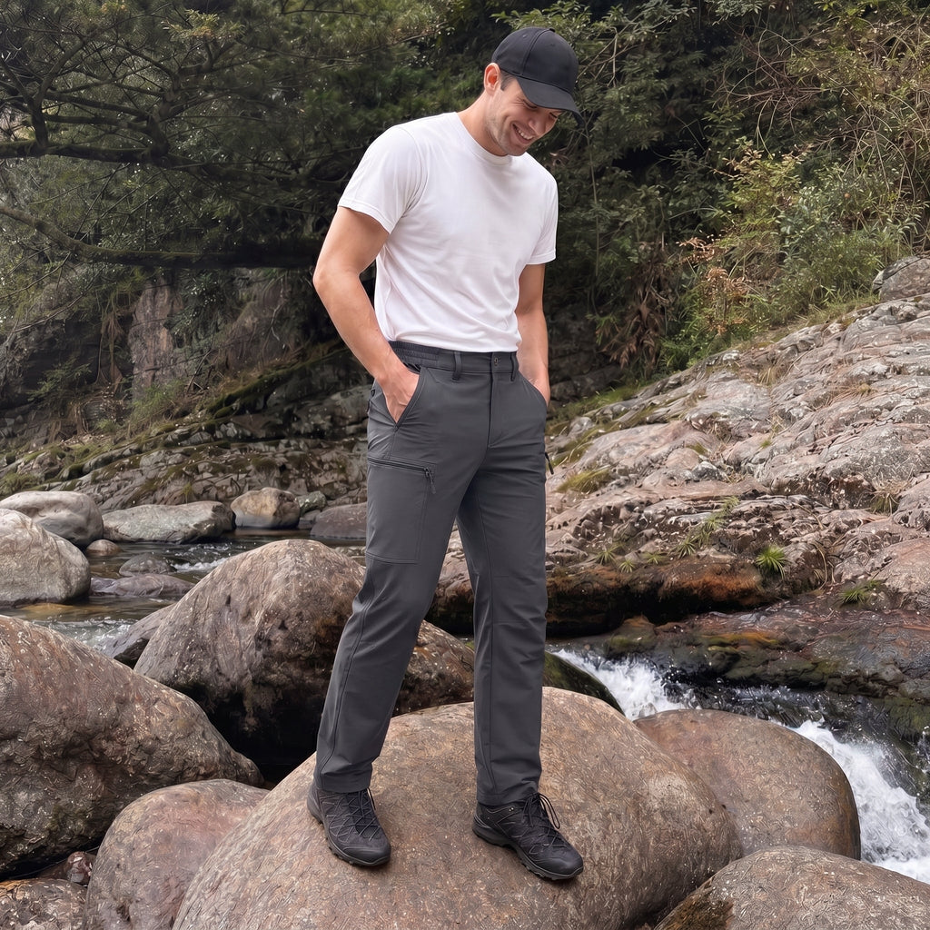 Sonny | Mens Cargo Trousers with Zipped Pockets for Hiking