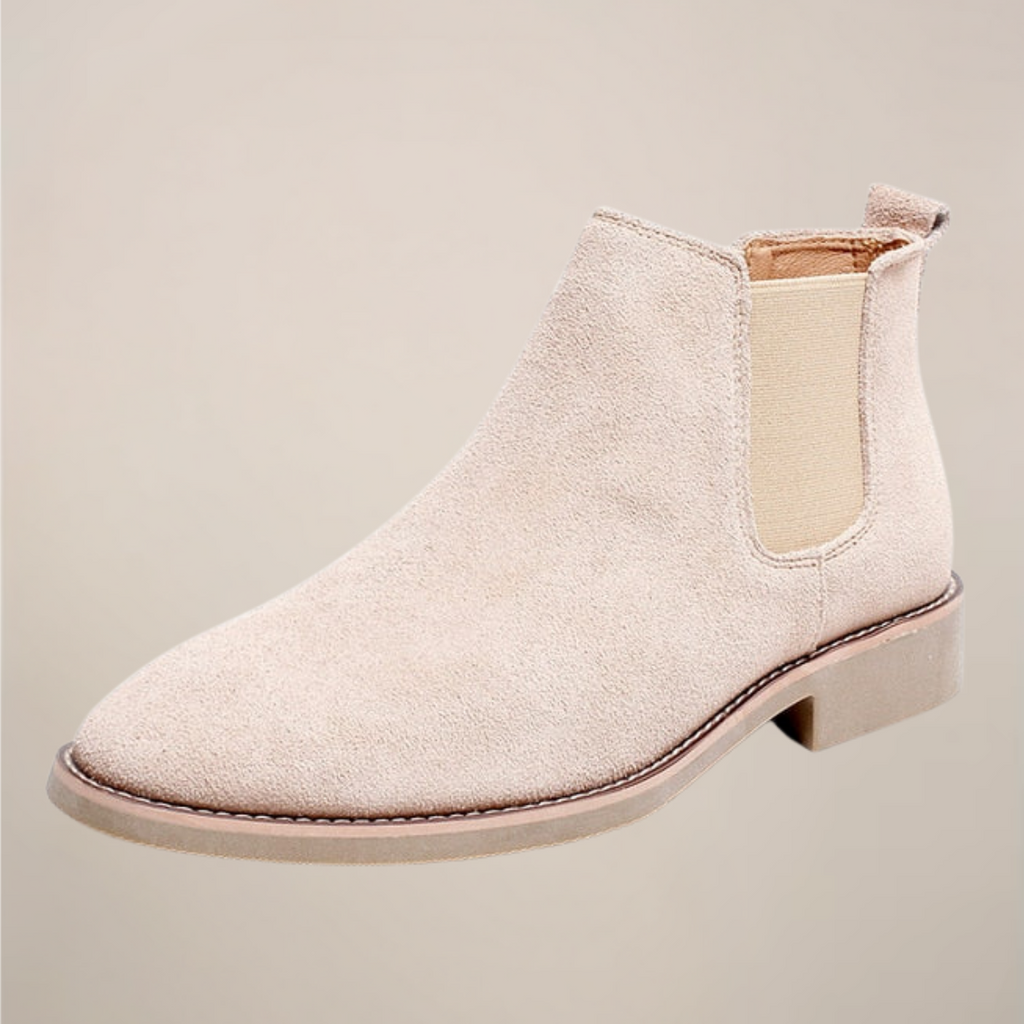Sonny | Polished Suede-Look Chelsea Mens Boots