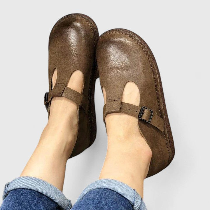 Sophia | Effortless Buckle Strap Mary Jane Shoes