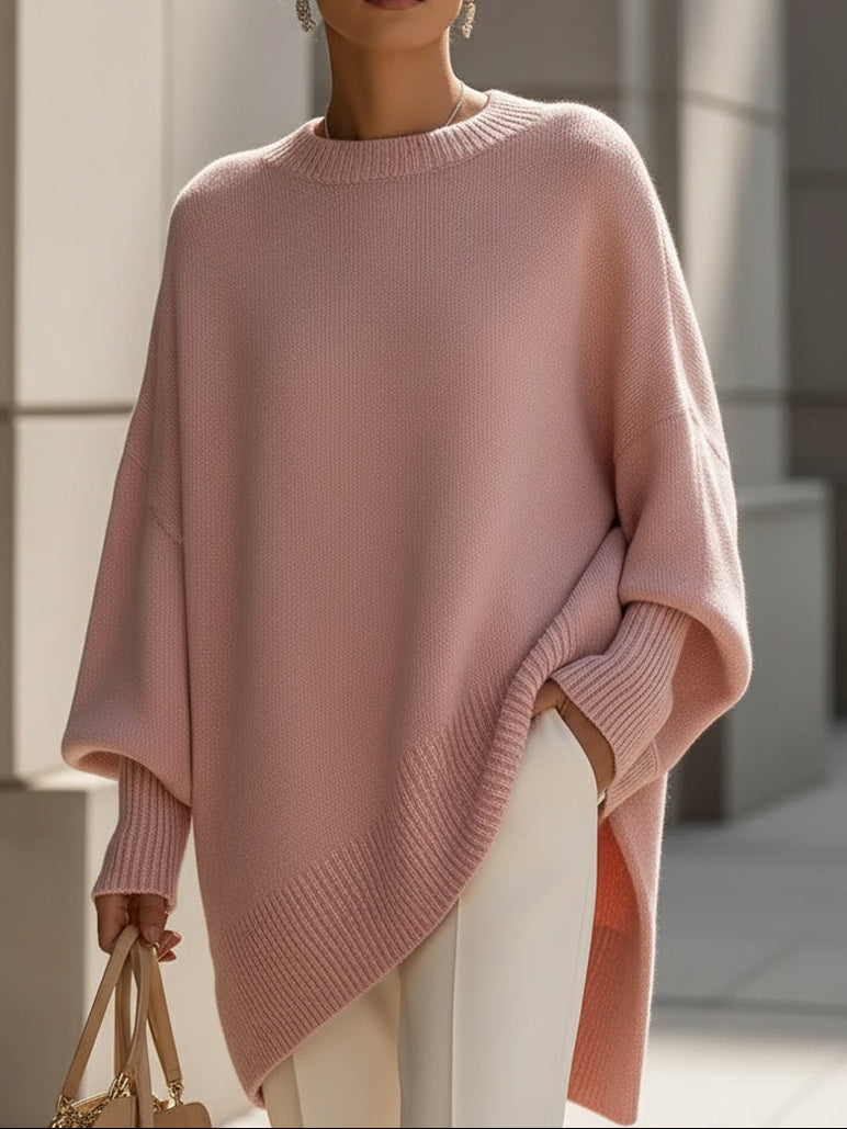 Sophia | Polished Oversized Batwing Womens Knit Jumper