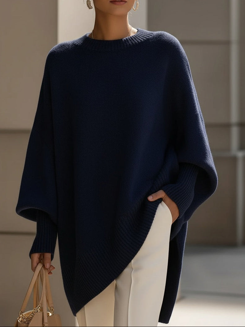 Sophia | Polished Oversized Batwing Womens Knit Jumper