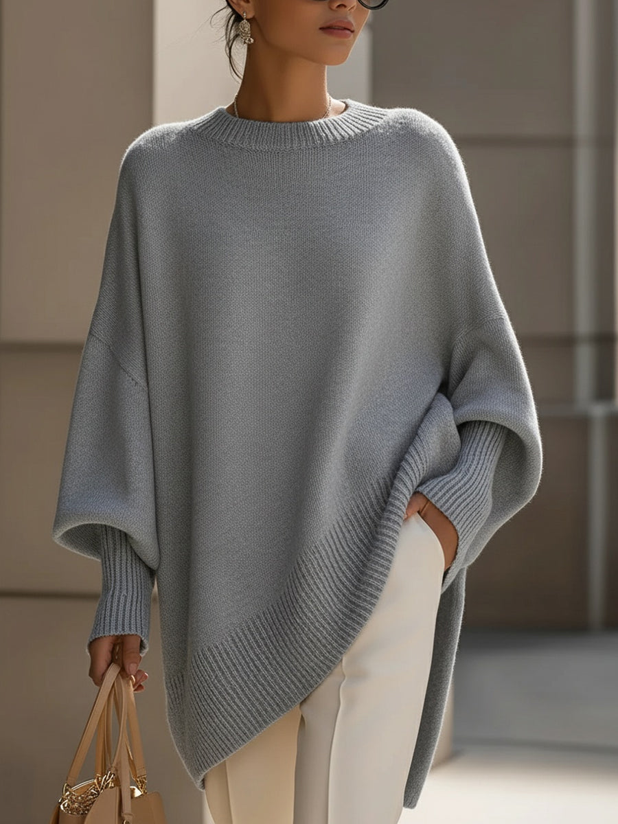 Sophia | Polished Oversized Batwing Womens Knit Jumper