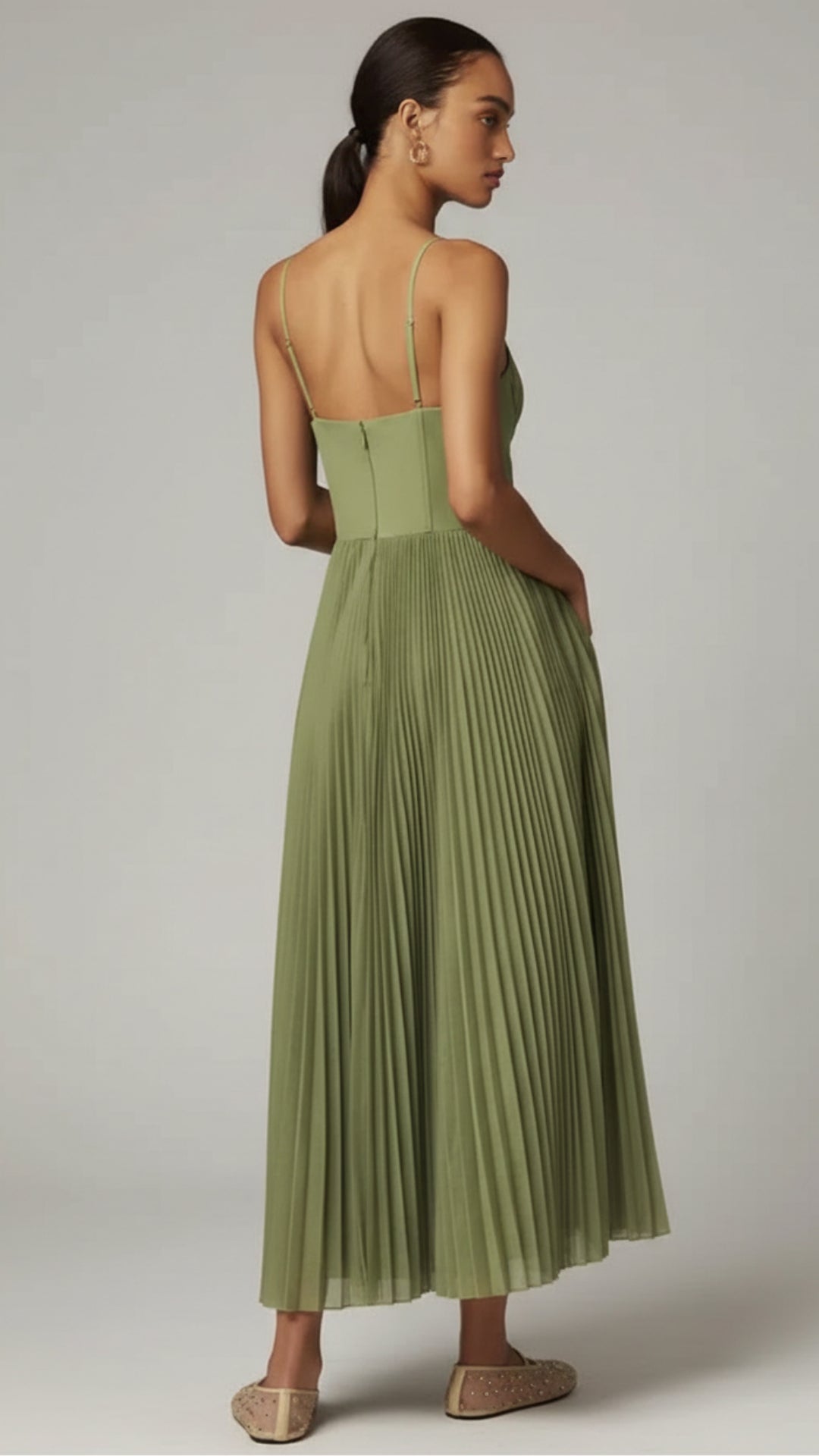 Sophie | Relaxed Pleated Corset Cocktail Dress