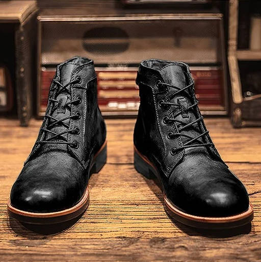 Teddy | Classic Ankle-High Lace-Up Mens Boots