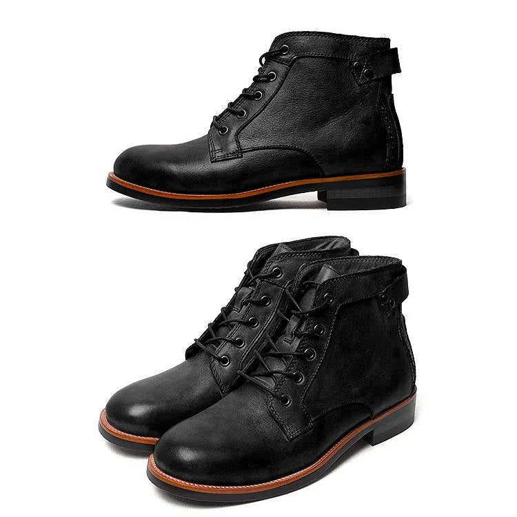 Teddy | Classic Ankle-High Lace-Up Mens Boots