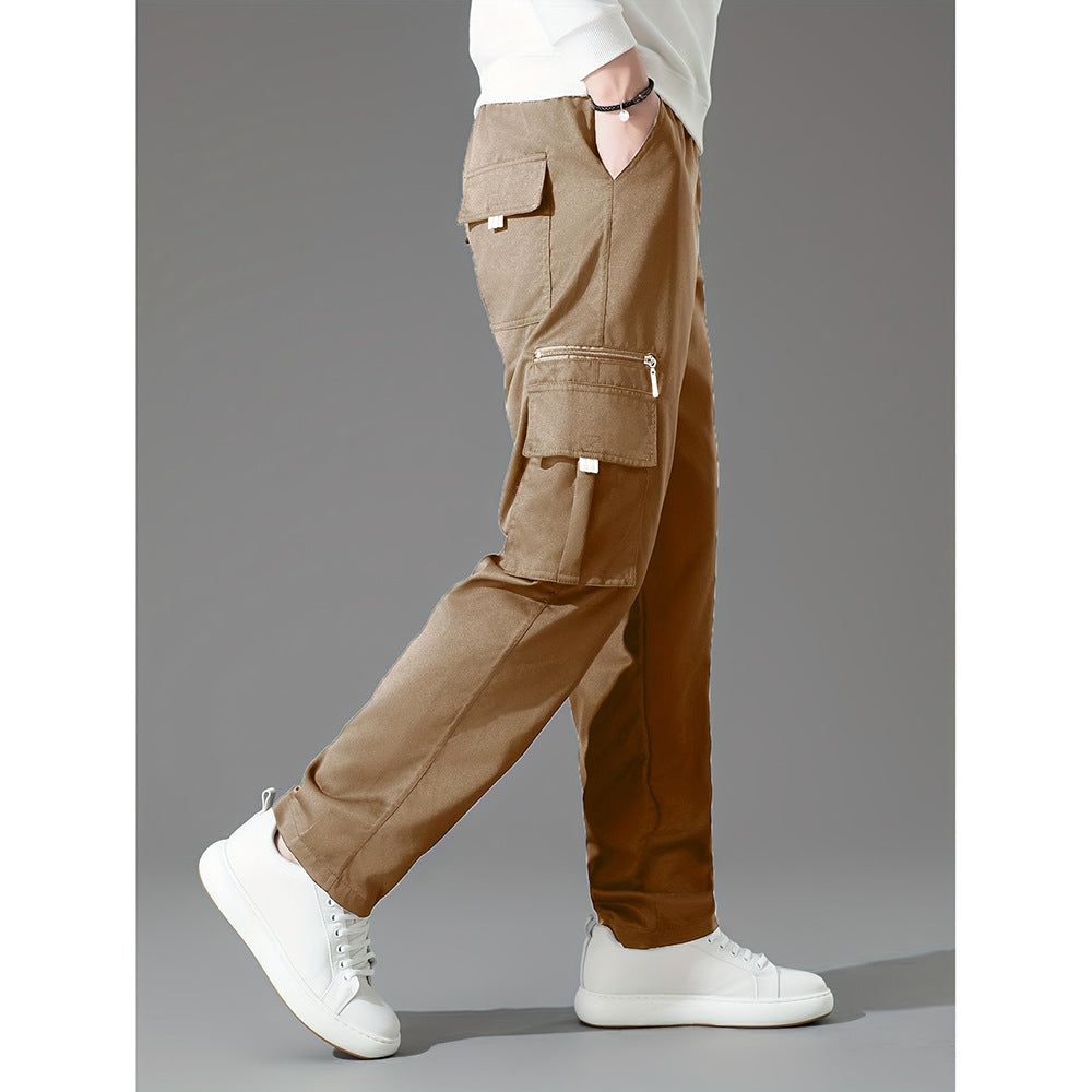 Teddy | Effortless Loose Fit Straight Leg Cargo Trousers