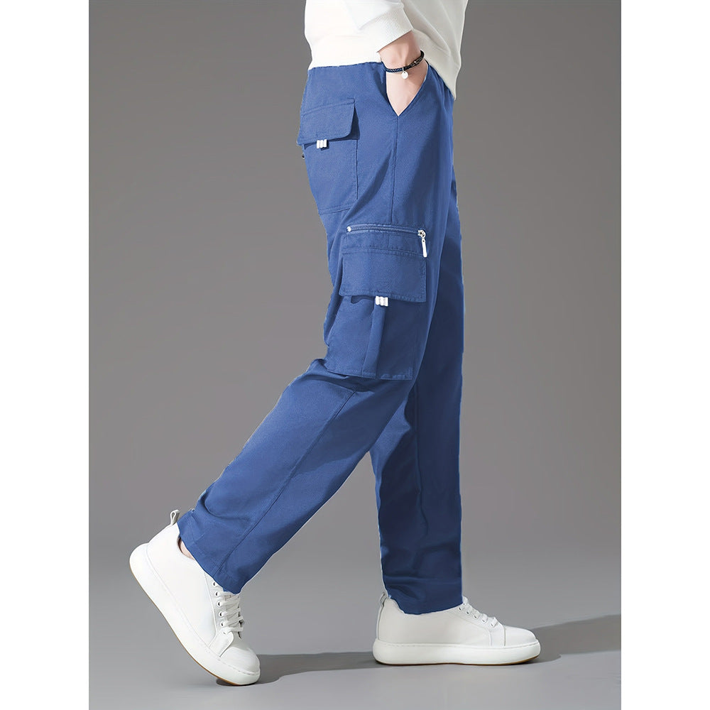 Teddy | Effortless Loose Fit Straight Leg Cargo Trousers