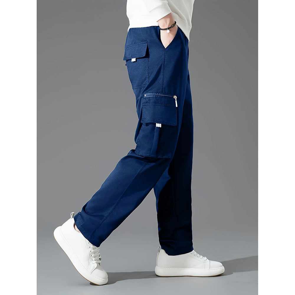 Teddy | Effortless Loose Fit Straight Leg Cargo Trousers