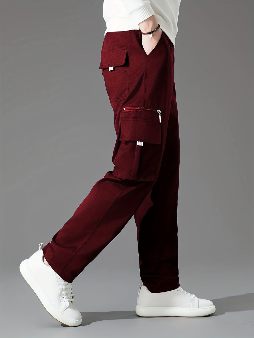 Teddy | Effortless Loose Fit Straight Leg Cargo Trousers