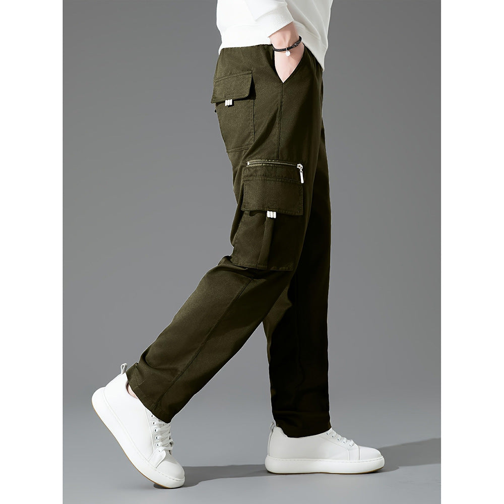 Teddy | Effortless Loose Fit Straight Leg Cargo Trousers