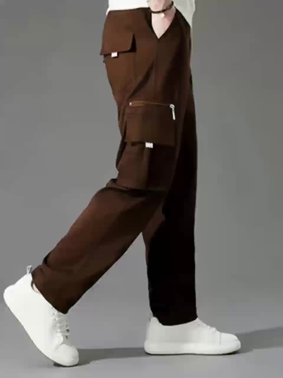 Teddy | Effortless Loose Fit Straight Leg Cargo Trousers