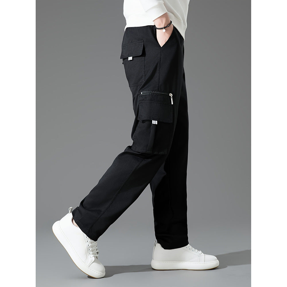 Teddy | Effortless Loose Fit Straight Leg Cargo Trousers