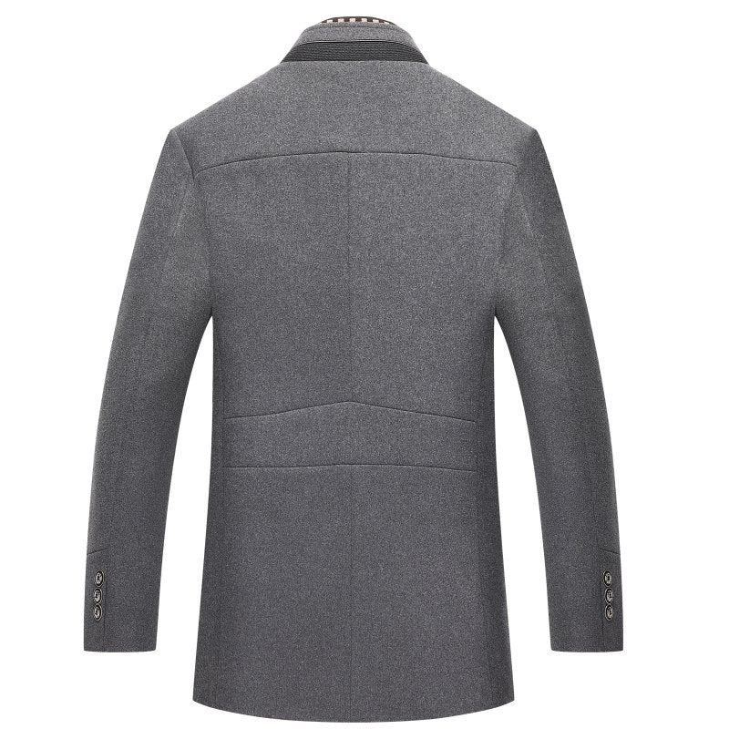 Teddy | Refined Stand-Collar Quilted Mens Coats for Winter