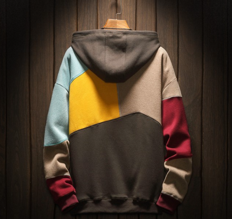 Teddy | Relaxed Colour Block Winter Hoodie