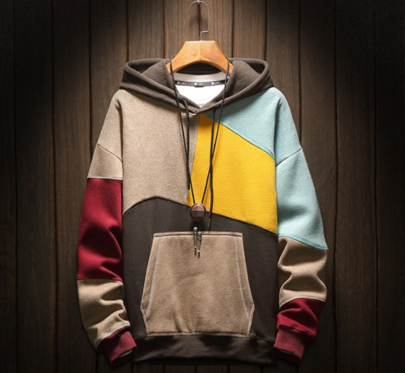 Teddy | Relaxed Colour Block Winter Hoodie