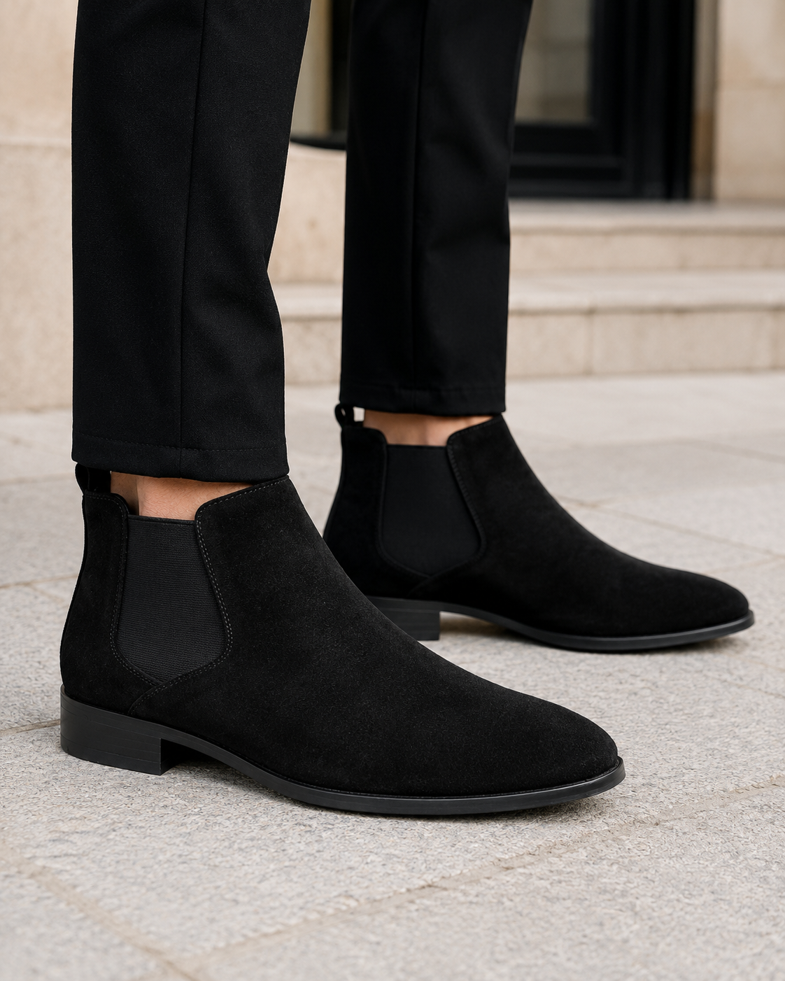 Teddy | Stylish Slip-On Chelsea Ankle Mens Boots