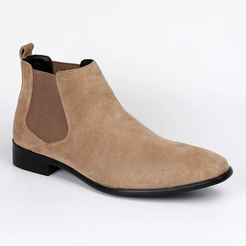 Teddy | Stylish Suede-Look Slip-On Chelsea Boots