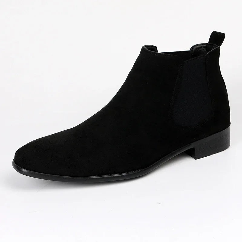 Teddy | Stylish Suede-Look Slip-On Chelsea Boots