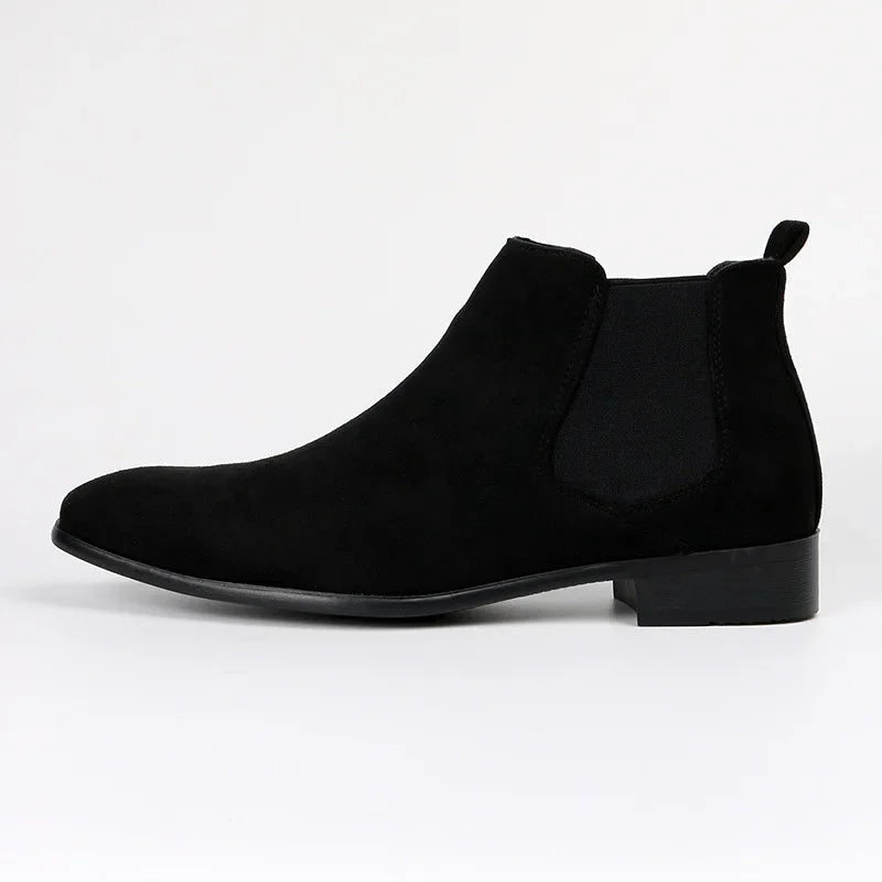 Teddy | Stylish Suede-Look Slip-On Chelsea Boots