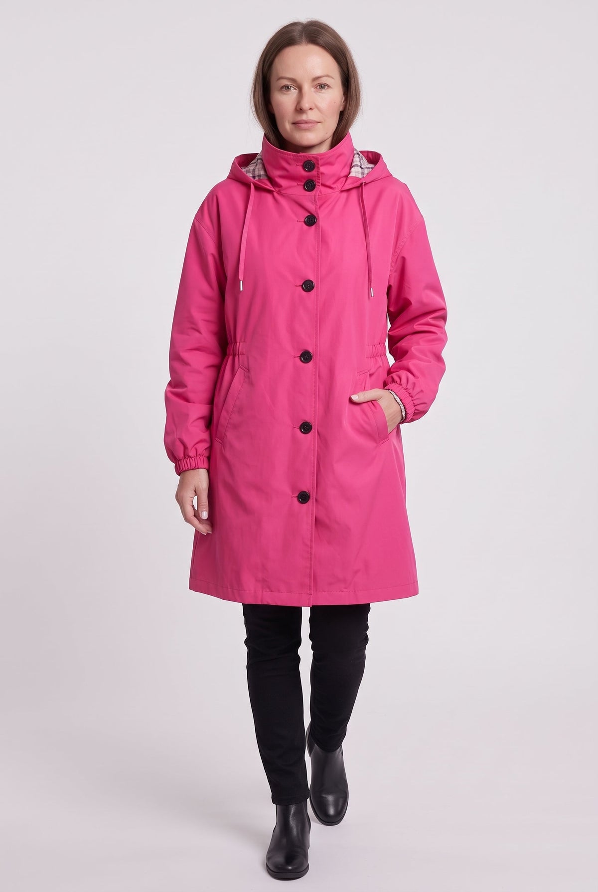 Thea | Timeless Hooded Longline Waterproof Jacket