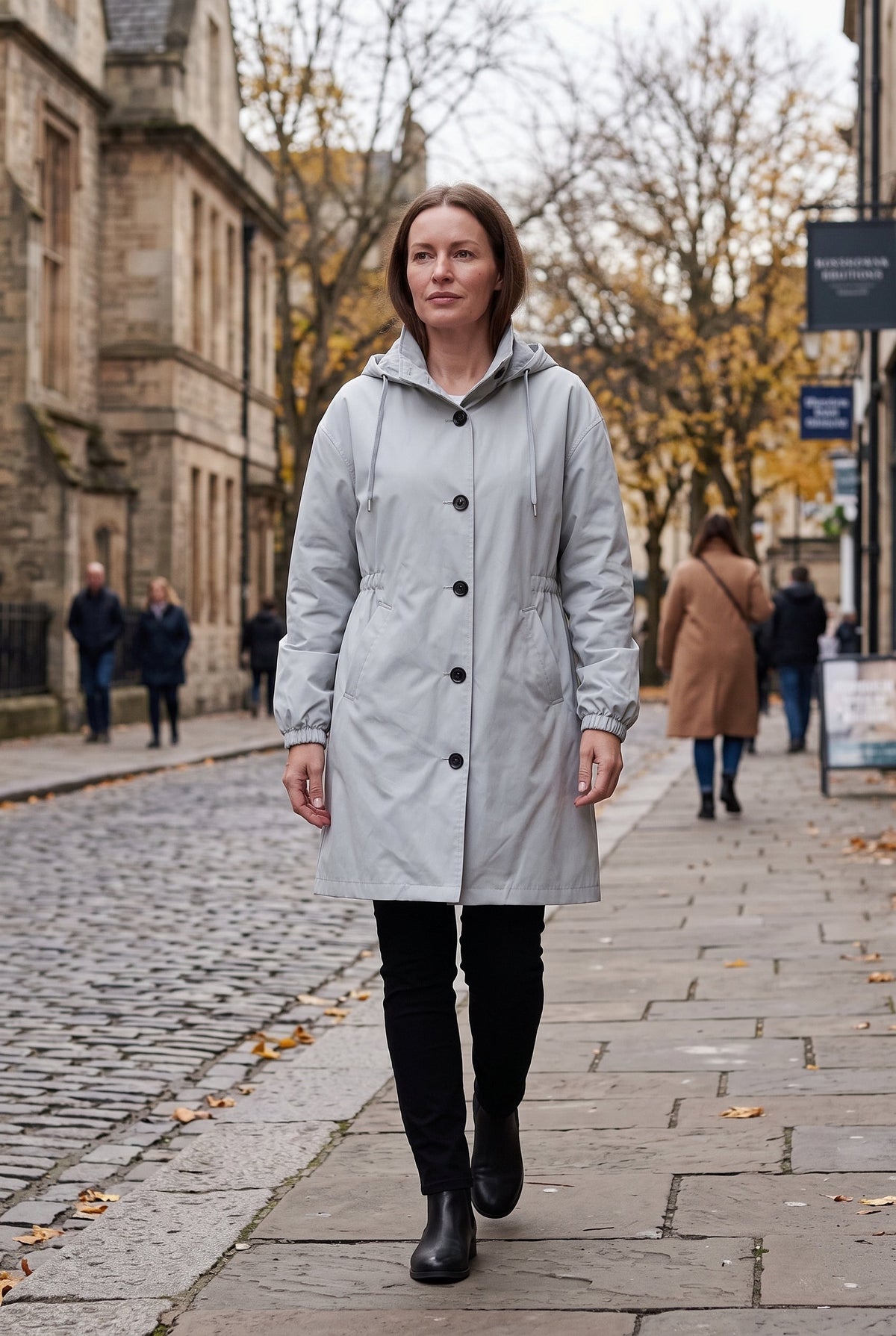 Thea | Timeless Hooded Longline Waterproof Jacket