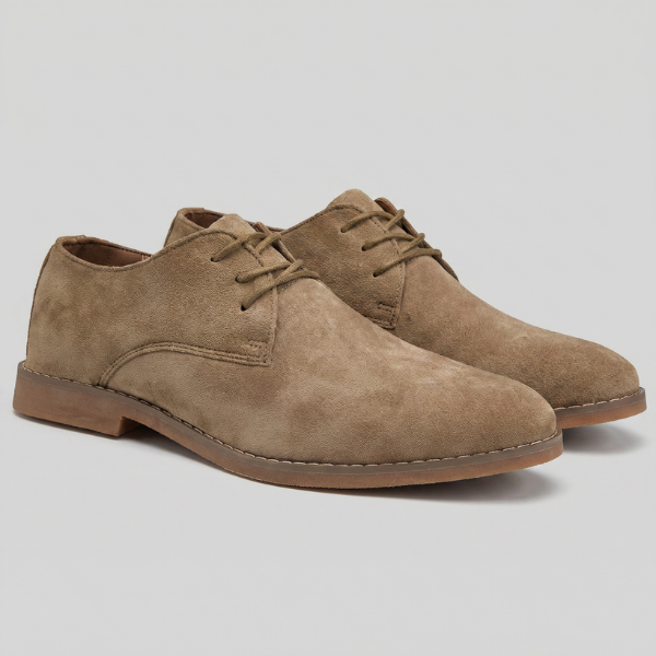 Theo | Stylish Suede-Look Mens Boots with Lace-Up Detail