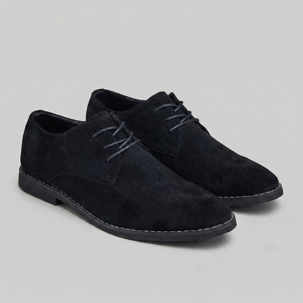 Theo | Stylish Suede-Look Mens Boots with Lace-Up Detail