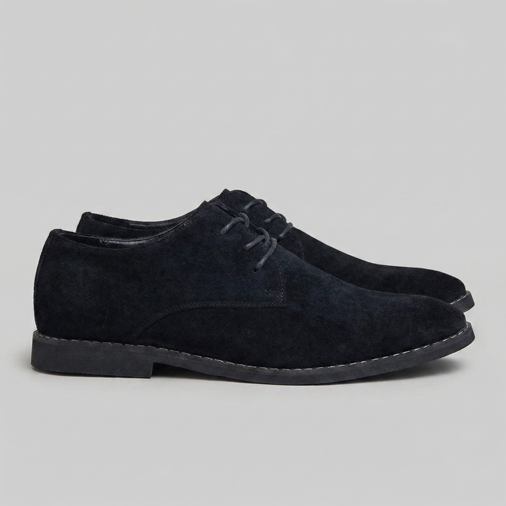 Theo | Stylish Suede-Look Mens Boots with Lace-Up Detail