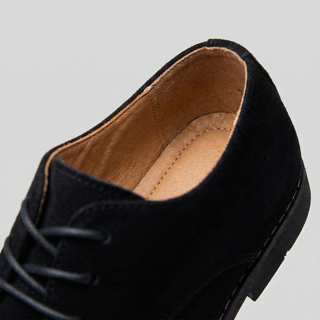 Theo | Stylish Suede-Look Mens Boots with Lace-Up Detail