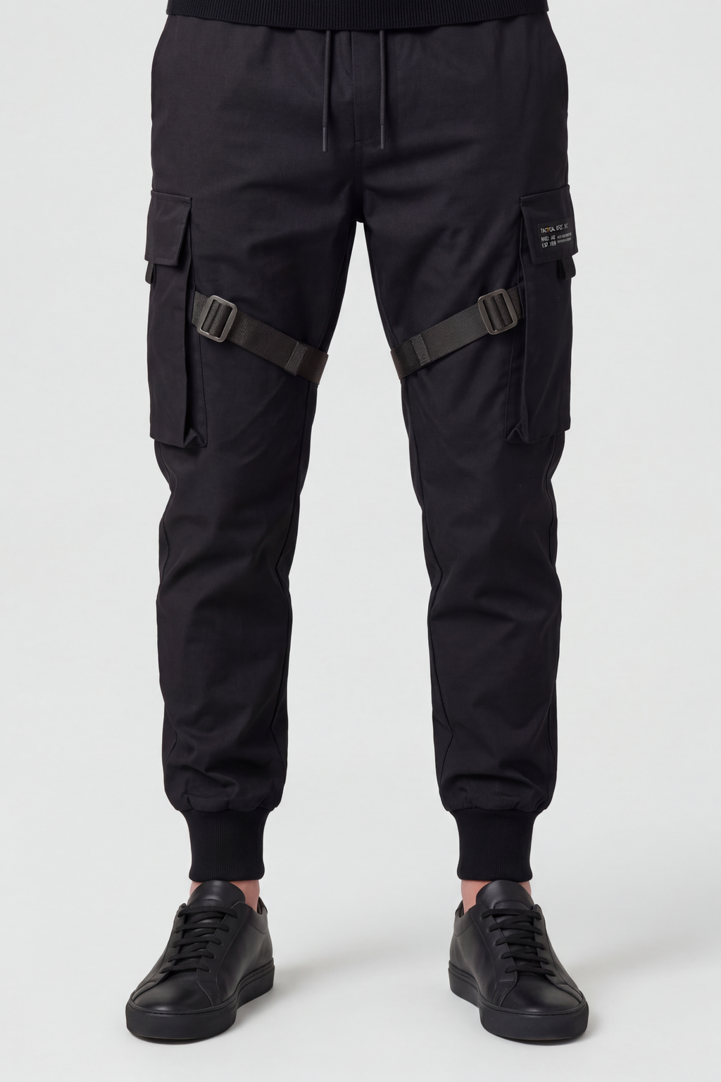 Theo | Stylish Techwear Strap Cargo Trousers Joggers