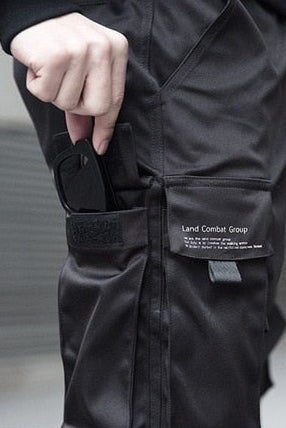 Theo | Stylish Techwear Strap Cargo Trousers Joggers