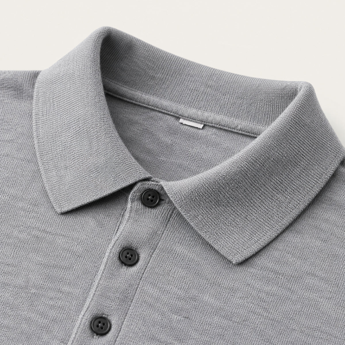 Theodore | Long Sleeve Polo Collar Mens Knit Jumper