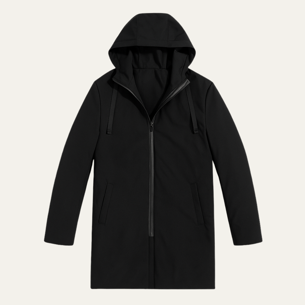 Theodore | Refined Long Hooded Mens Parka Jacket