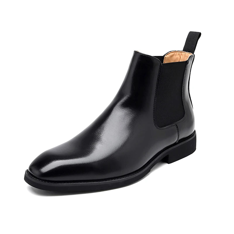 Theodore | Sophisticated Pointed Toe Chelsea Dress Boots for Men
