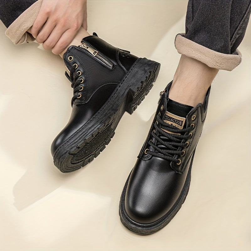 Thomas | Classic Fur-Lined Lace-Up Snow Boots