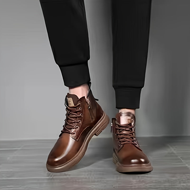 Thomas | Classic Fur-Lined Lace-Up Snow Boots