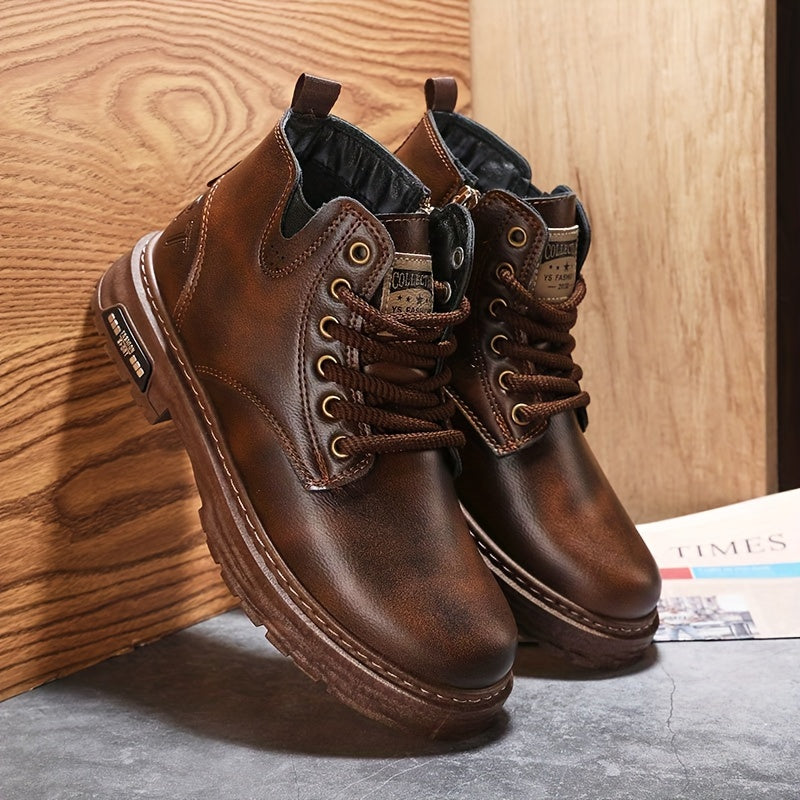 Thomas | Classic Fur-Lined Lace-Up Snow Boots