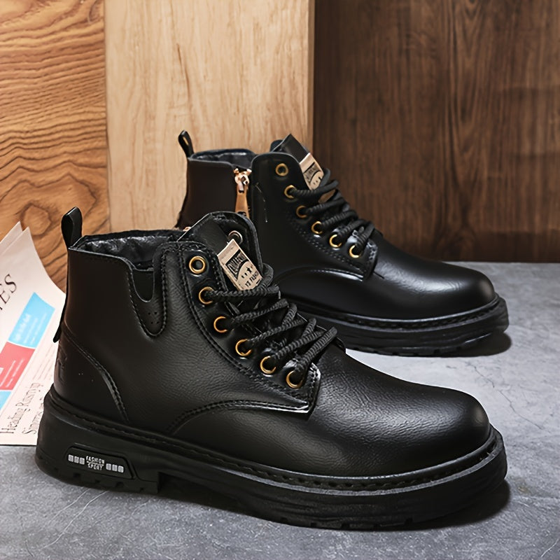 Thomas | Classic Fur-Lined Lace-Up Snow Boots