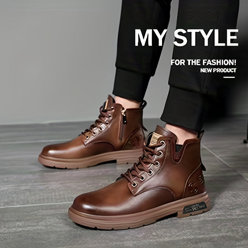 Thomas | Classic Fur-Lined Lace-Up Snow Boots