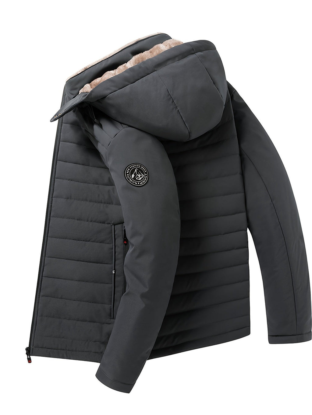 Thomas | Effortless Fleece-Lined Hooded Mens Parka Jacket