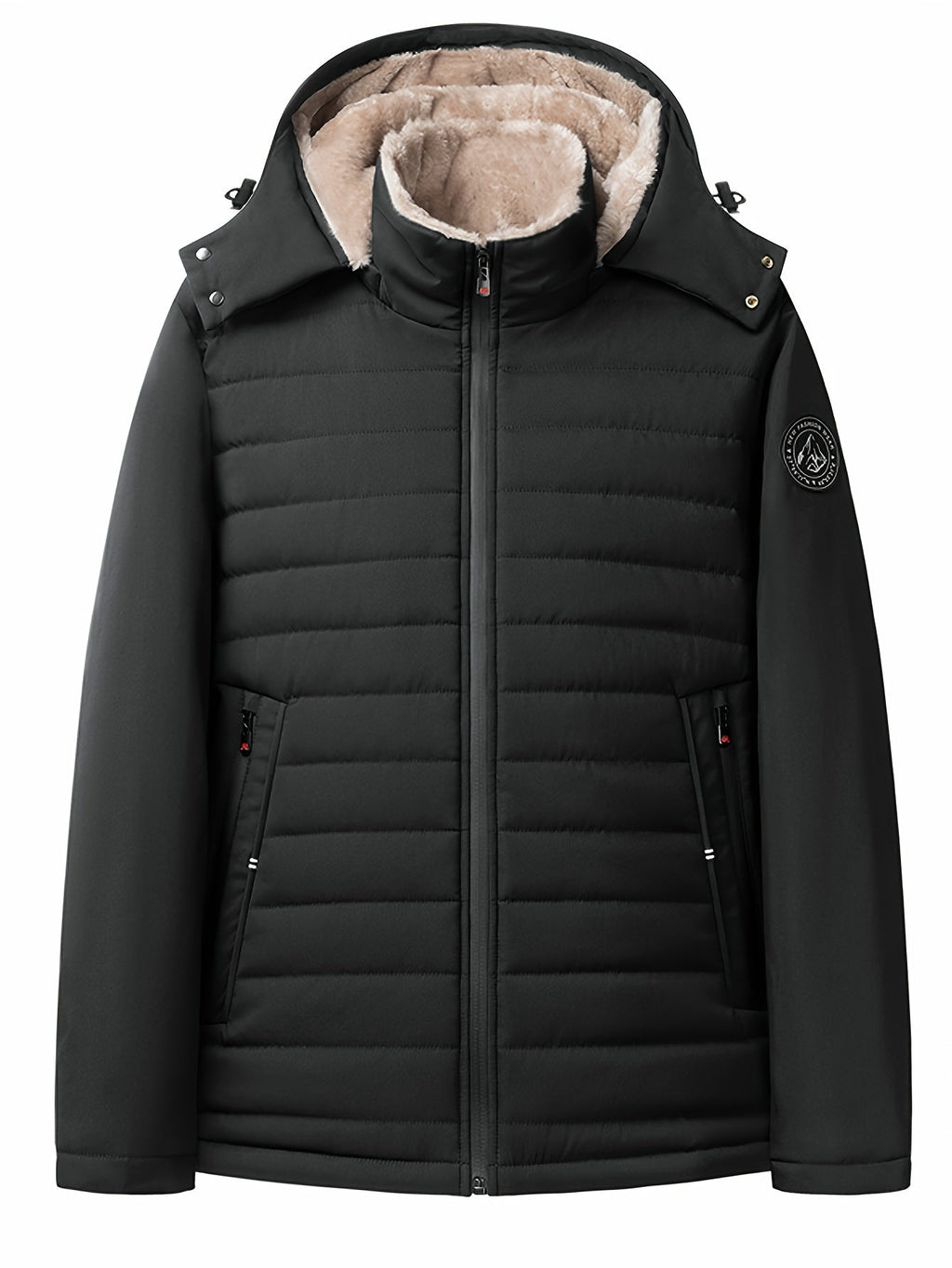 Thomas | Effortless Fleece-Lined Hooded Mens Parka Jacket