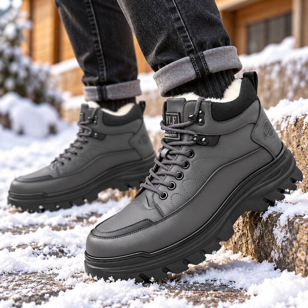 Thomas | Lined Lace-Up Winter Mens Boots