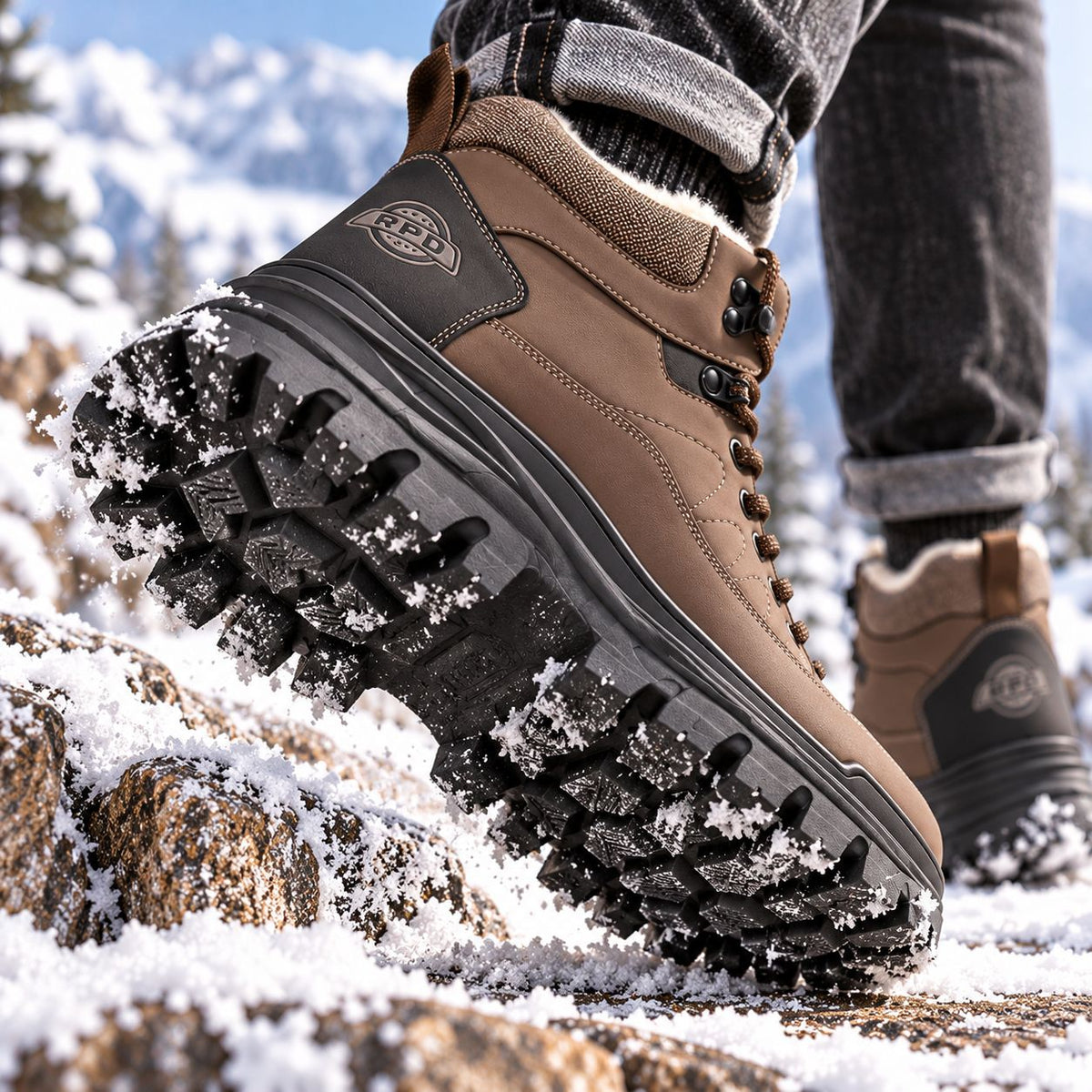 Thomas | Lined Lace-Up Winter Mens Boots