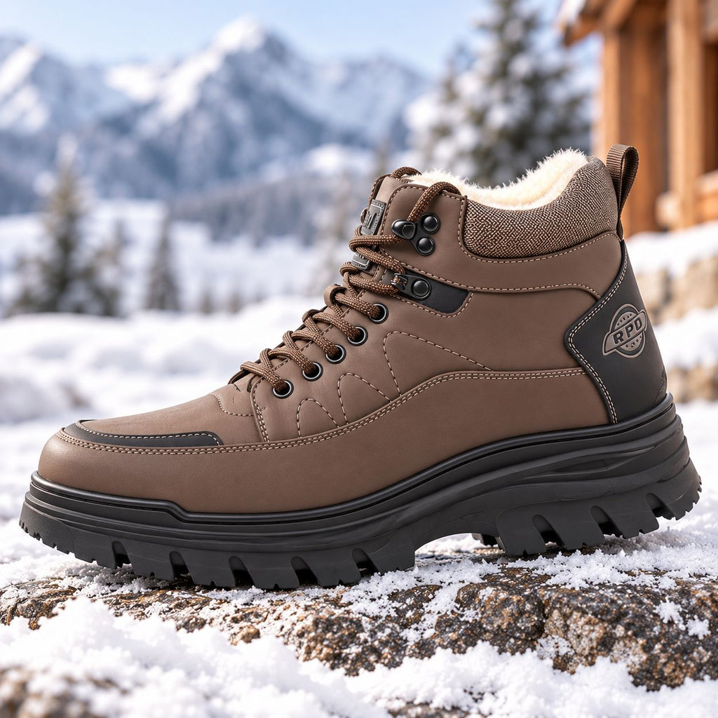 Thomas | Lined Lace-Up Winter Mens Boots