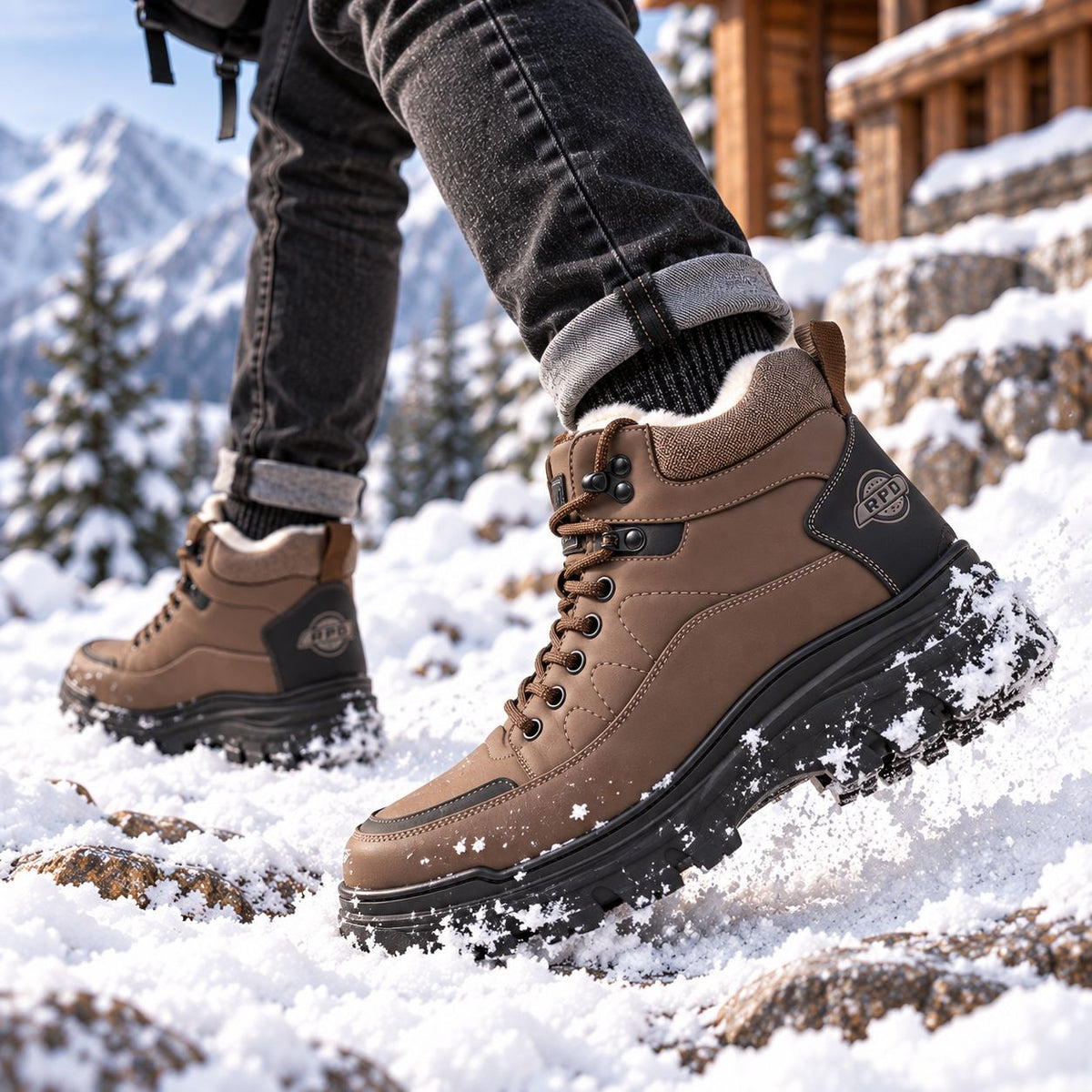 Thomas | Lined Lace-Up Winter Mens Boots