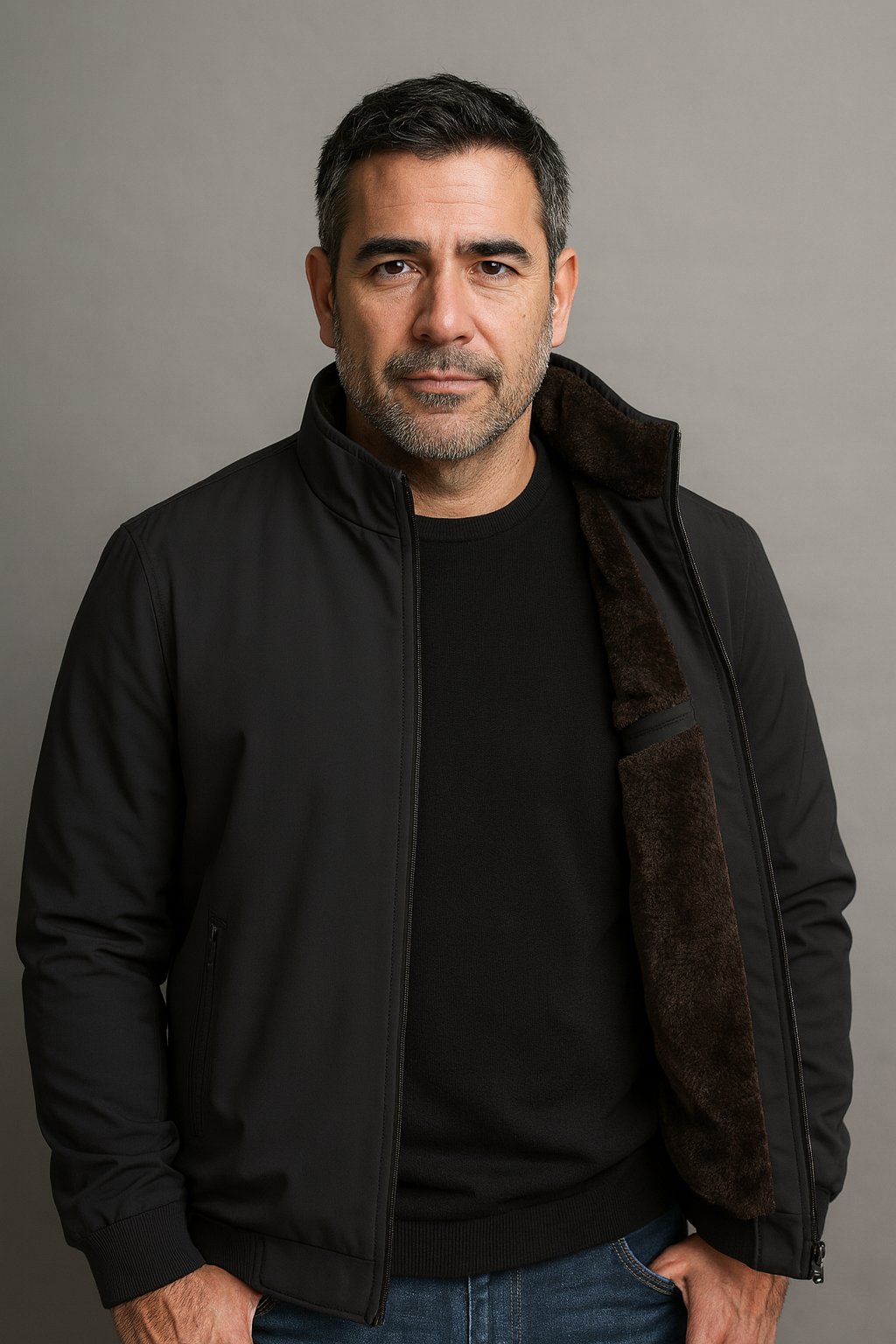 Thomas | Refined Waterproof Jacket with Thermal Fleece Lining