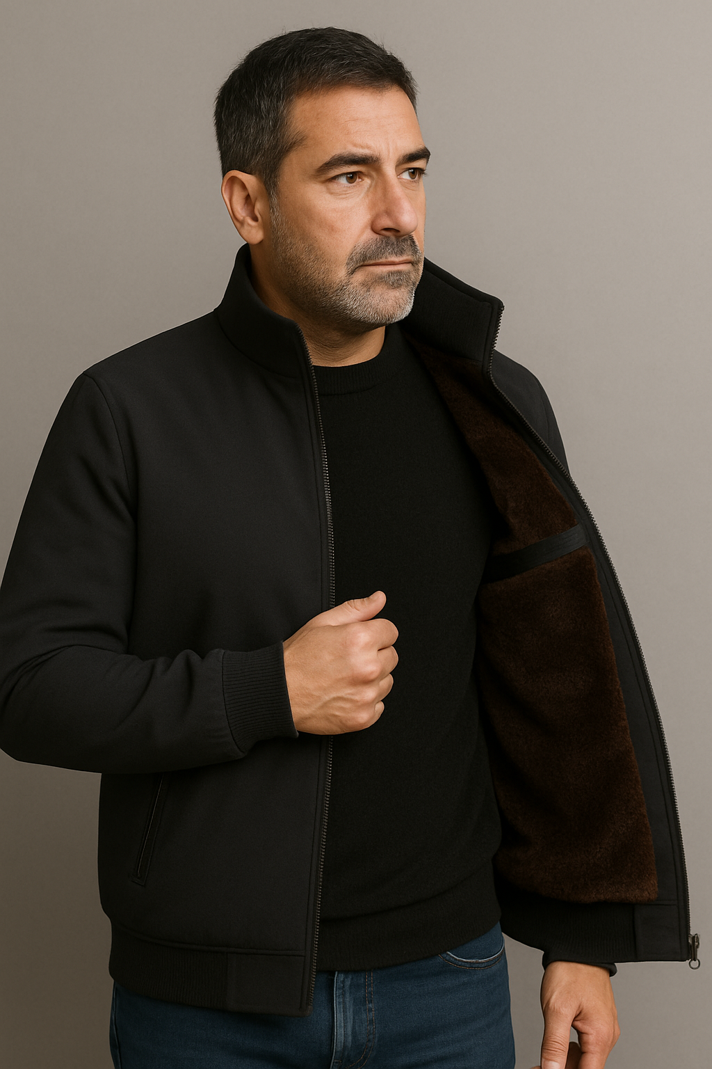 Thomas | Refined Waterproof Jacket with Thermal Fleece Lining