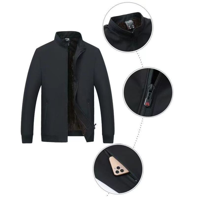Thomas | Refined Waterproof Jacket with Thermal Fleece Lining